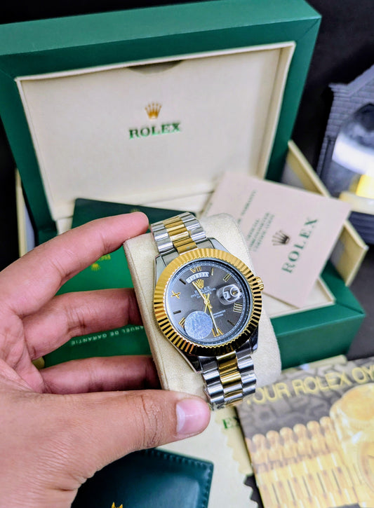 Rolex date and date(black dial)