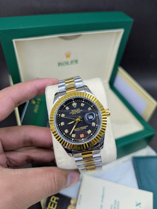 Rolex date just black dial
