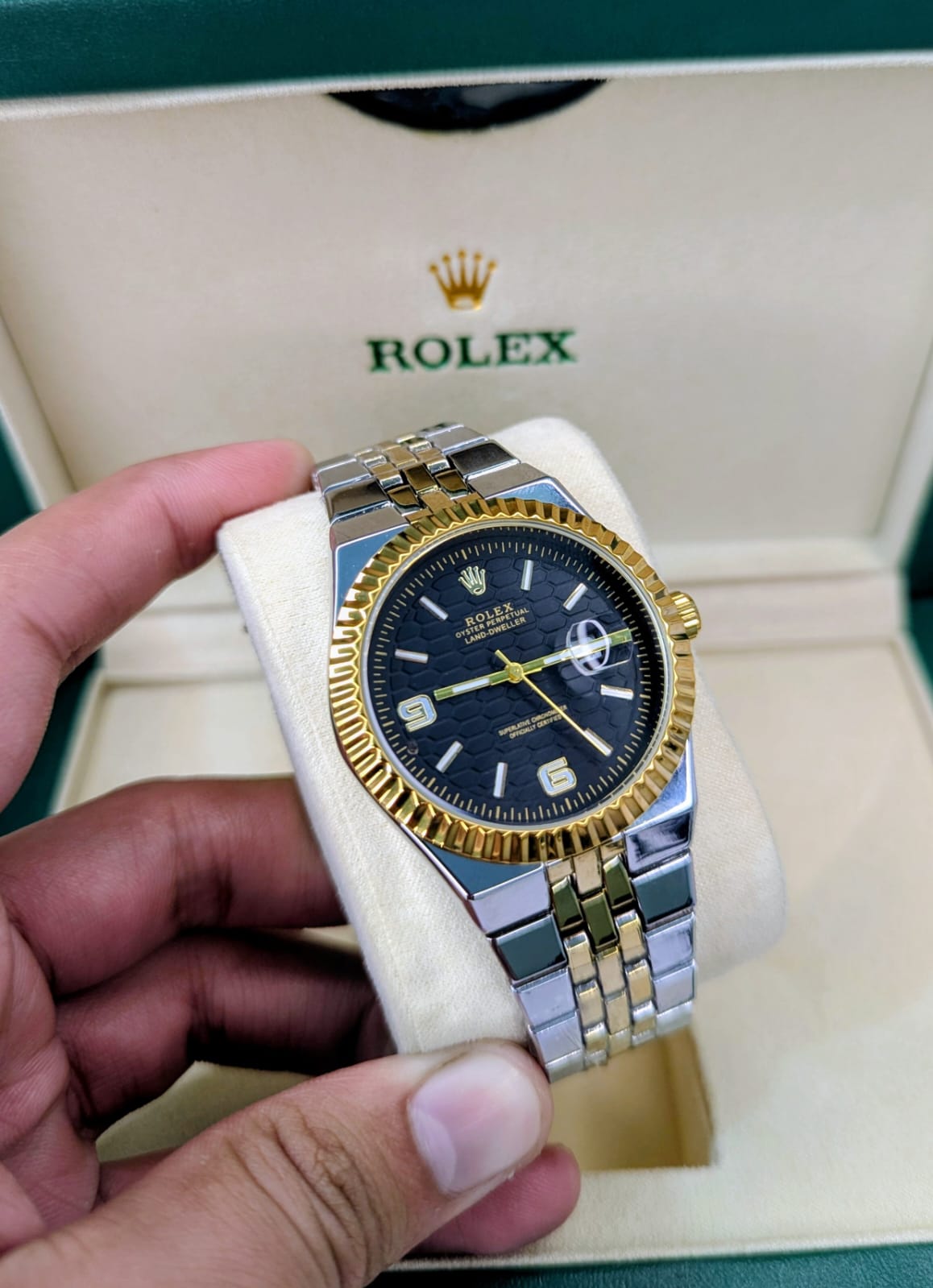 Rolex 2025 two tone(black dial)